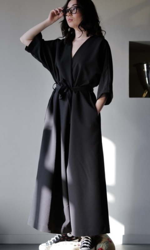 Kombinezon Palazzo Wendy Trendy z paskiem tkanina