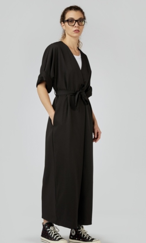 Kombinezon Palazzo Wendy Trendy z paskiem tkanina