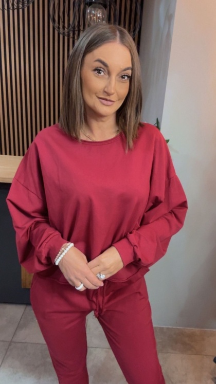 Komplet dresowy iLook Wine Red