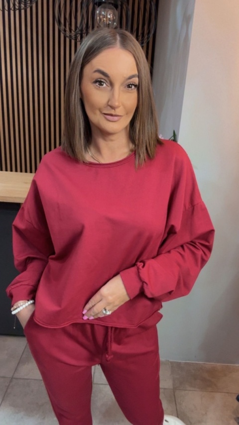 Komplet dresowy iLook Wine Red