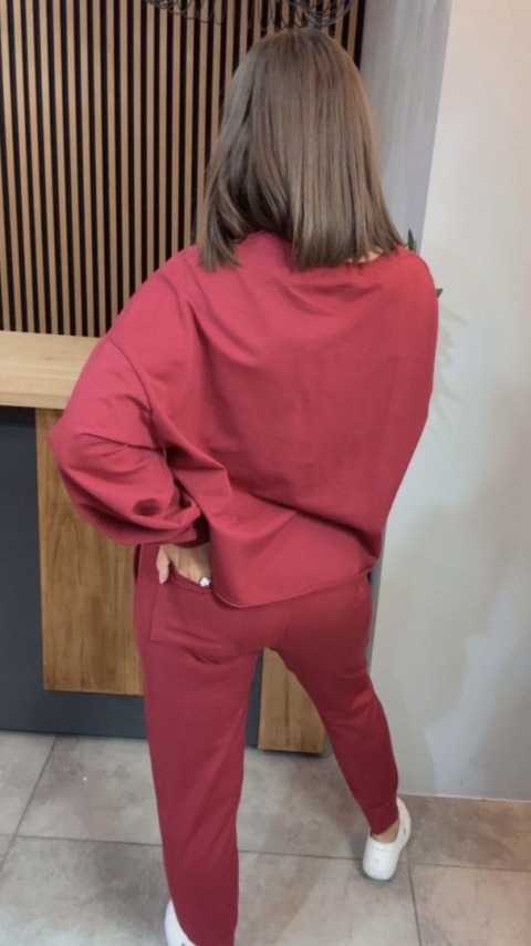 Komplet dresowy iLook Wine Red