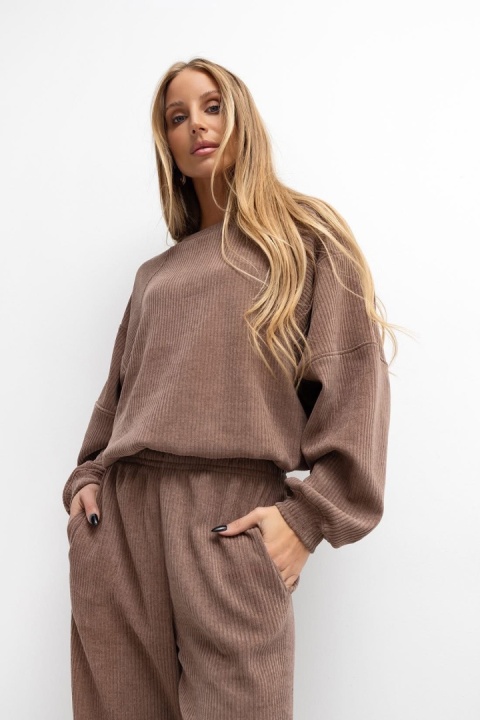 Komplet sztruksowy Lenoshka - Camel