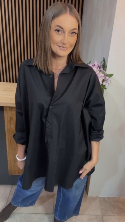 Koszula Wendy Trendy – Oversize - Czarna