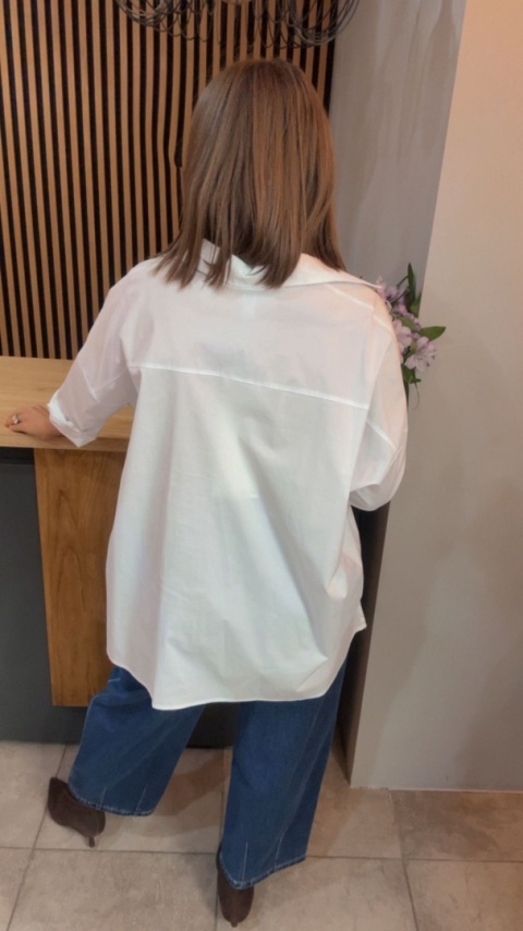 Koszula Wendy Trendy - Oversize - Biała