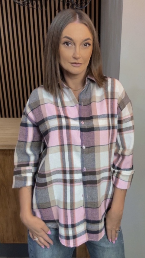 Koszula flanelowa w kratę