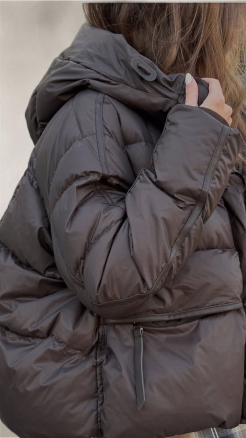 Kurtka puchowa „Aria" - naturalny puch