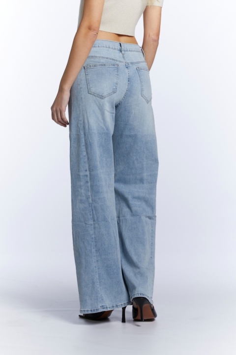 Jeansy 3D Denim Wide Leg 3D-9211