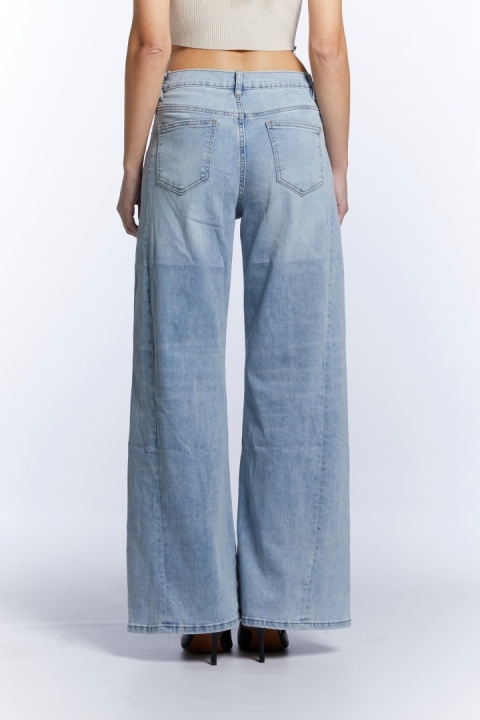 Jeansy 3D Denim Wide Leg 3D-9211