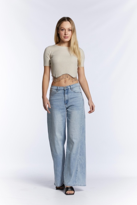 Jeansy 3D Denim Wide Leg 3D-9211