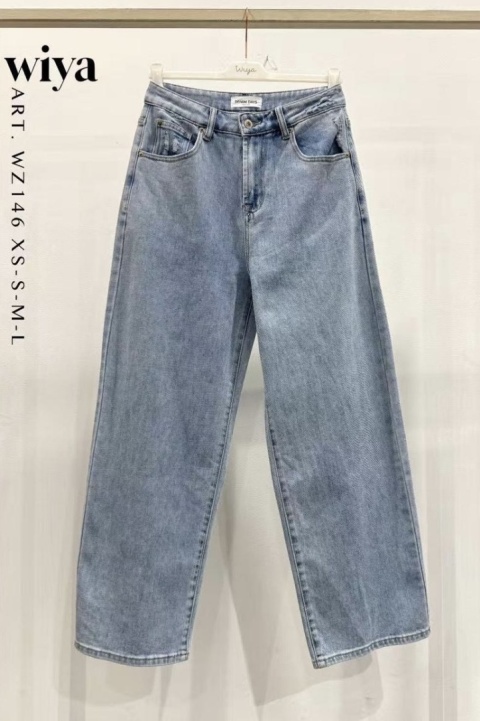 Jeansy Wide Leg Wiya WZ146