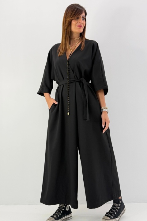 Kombinezon Palazzo Wendy Trendy z paskiem pianka