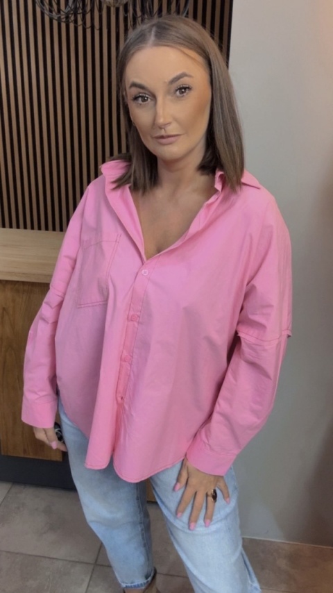 Koszula oversize Wiya W5927 – Rosa