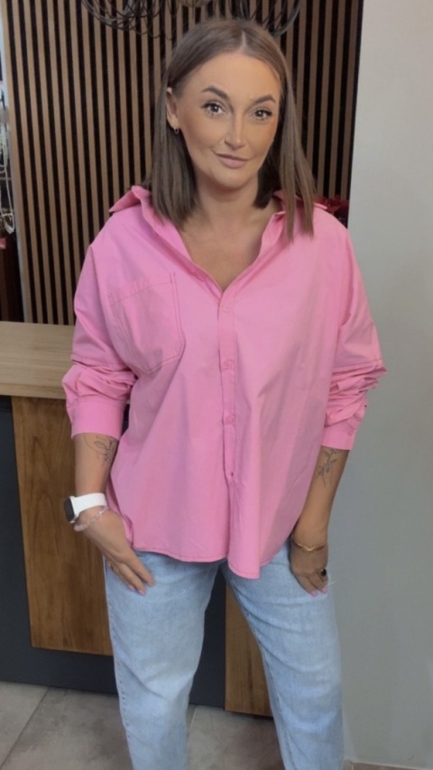 Koszula oversize Wiya W5927 – Rosa
