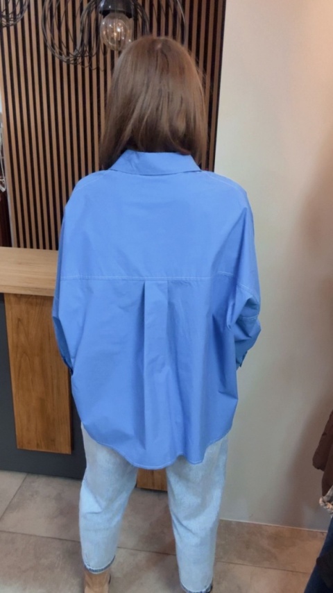 Koszula oversize Wiya W5927 – Bluette