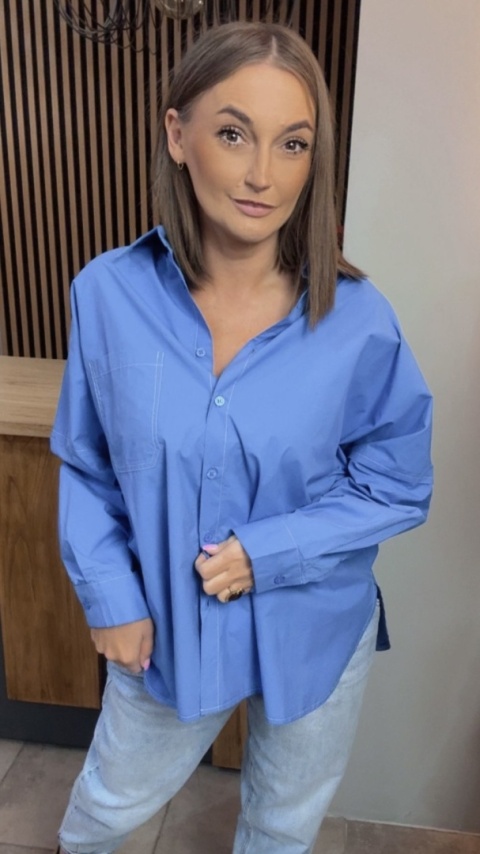 Koszula oversize Wiya W5927 – Bluette