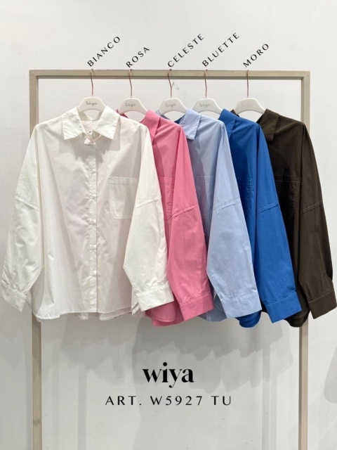 Koszula oversize Wiya W5927 – Bluette