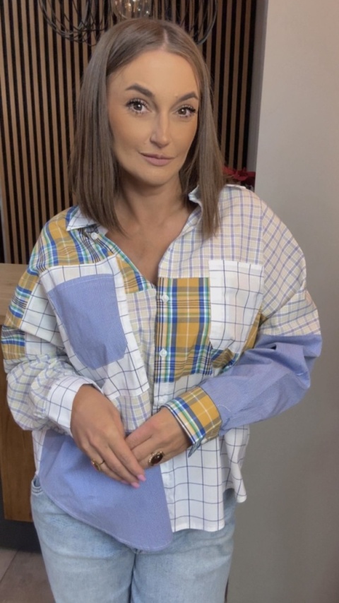 Koszula patchwork Wiya W5926