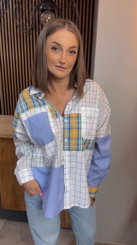 Koszula patchwork Wiya W5926