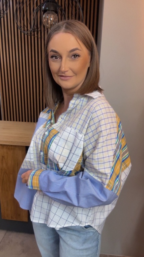 Koszula patchwork Wiya W5926