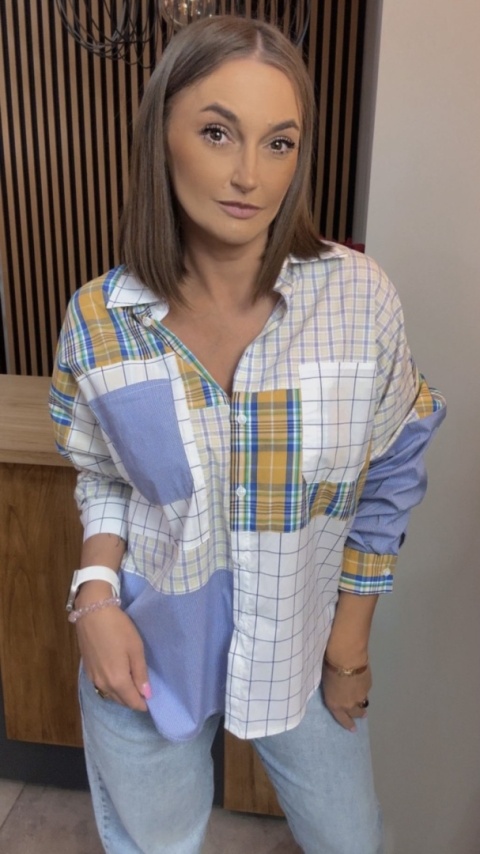 Koszula patchwork Wiya W5926