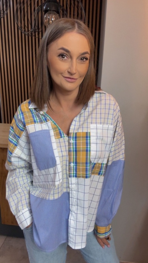 Koszula patchwork Wiya W5926