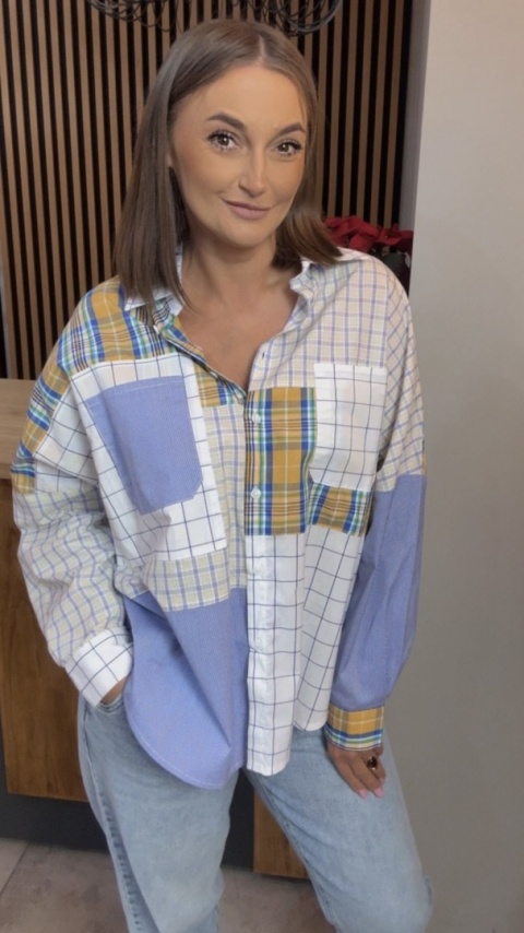 Koszula patchwork Wiya W5926