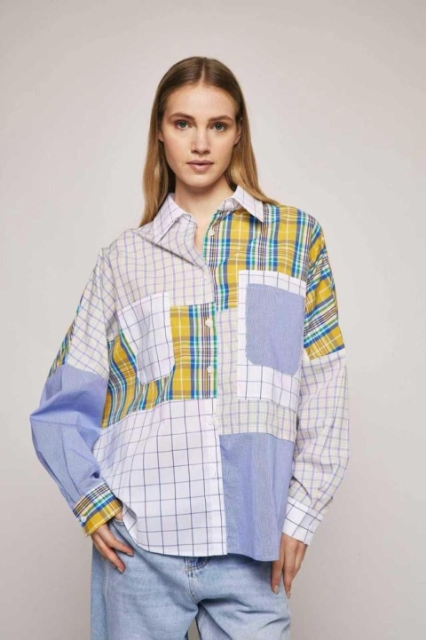 Koszula patchwork Wiya W5926