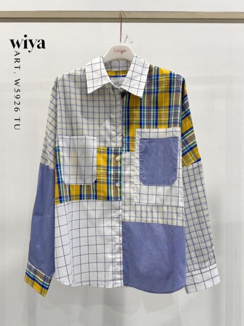 Koszula patchwork Wiya W5926