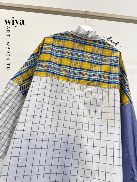 Koszula patchwork Wiya W5926