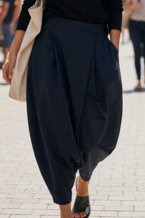 Spódnico-Spodnie Wendy Trendy z zakładkami