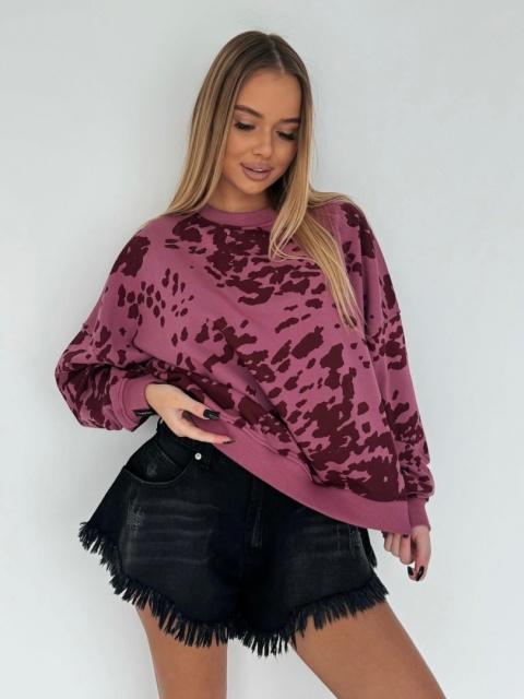 Bluza Lenoshka Burgund Bluza Lenoshka Burgund