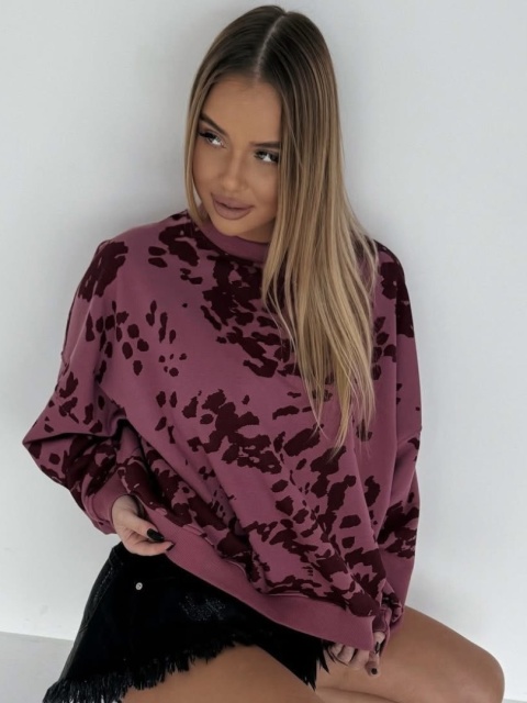 Bluza Lenoshka Burgund Bluza Lenoshka Burgund