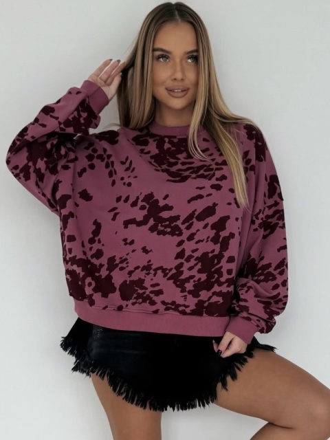 Bluza Lenoshka Burgund Bluza Lenoshka Burgund