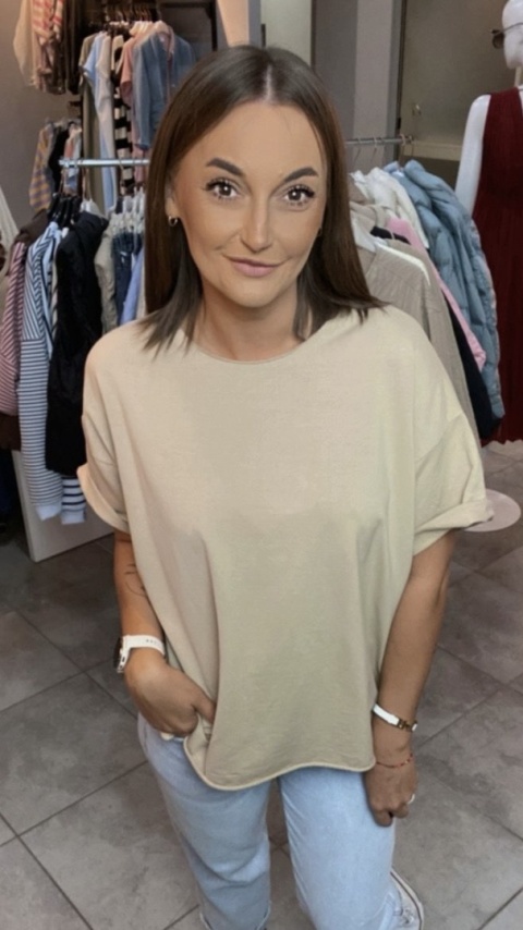 Bluzka surowa Wendy Trendy – Beż Bluzka surowa Wendy Trendy – Beż