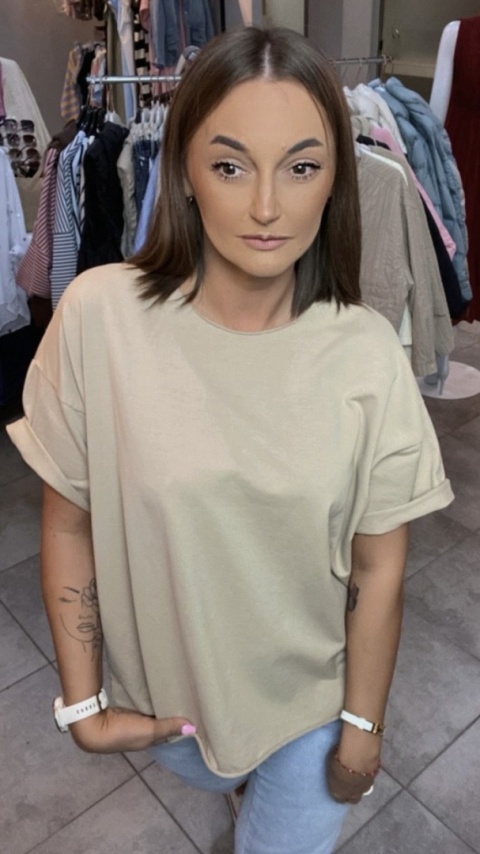 Bluzka surowa Wendy Trendy – Beż Bluzka surowa Wendy Trendy – Beż