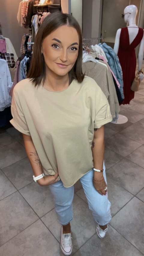 Bluzka surowa Wendy Trendy – Beż Bluzka surowa Wendy Trendy – Beż