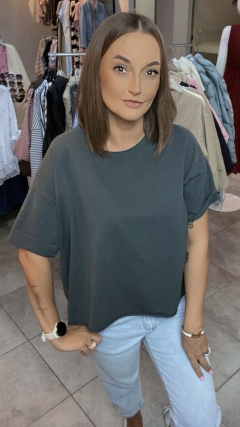 Bluzka surowa Wendy Trendy – Gray Bluzka surowa Wendy Trendy – Gray