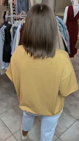 Bluzka surowa Wendy Trendy – Miodowy