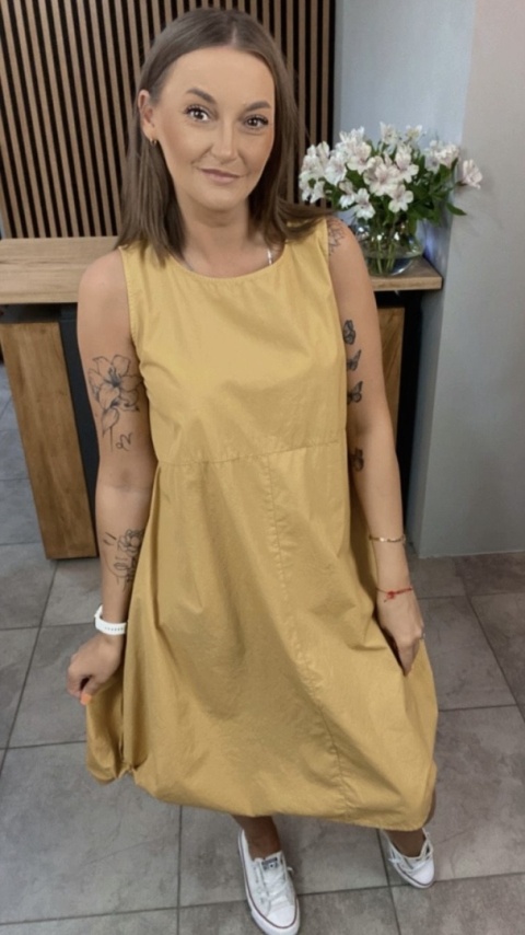 Sukienka Wendy Trendy Miodowa Sukienka Wendy Trendy Miodowa