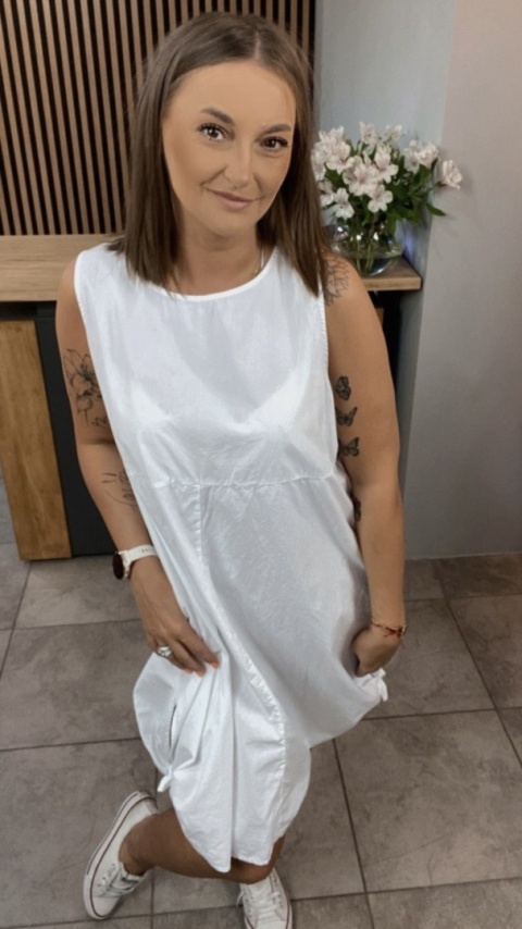 Sukienka Wendy Trendy Biała Sukienka Wendy Trendy Biała