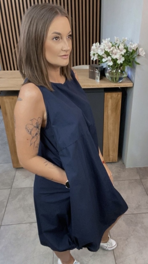 Sukienka Wendy Trendy Granatowa Sukienka Wendy Trendy Granatowa