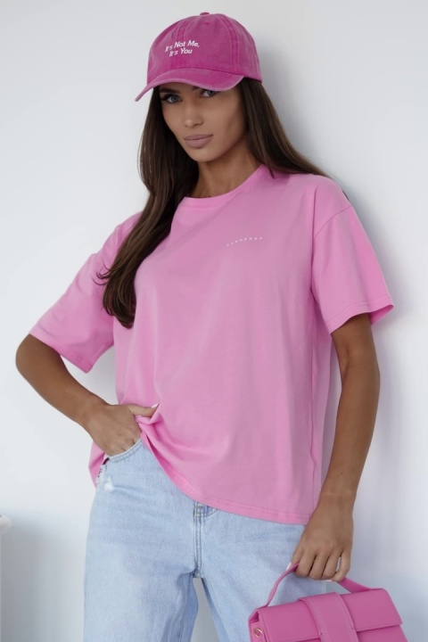 T-shirt Klasyczny Basic Lenoshka Pink T-shirt Klasyczny Basic Lenoshka Pink