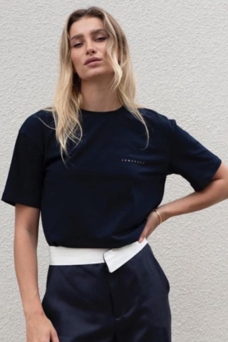 T-shirt basic LEMONADA Granat