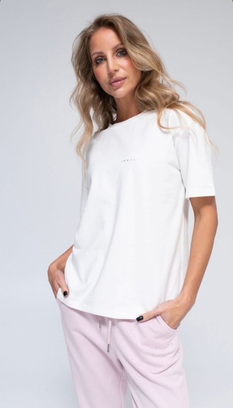 T-shirt basic LEMONADA Biały T-shirt basic LEMONADA Biały