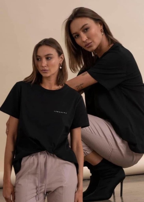 T-shirt basic LEMONADA Czarny T-shirt basic LEMONADA Czarny