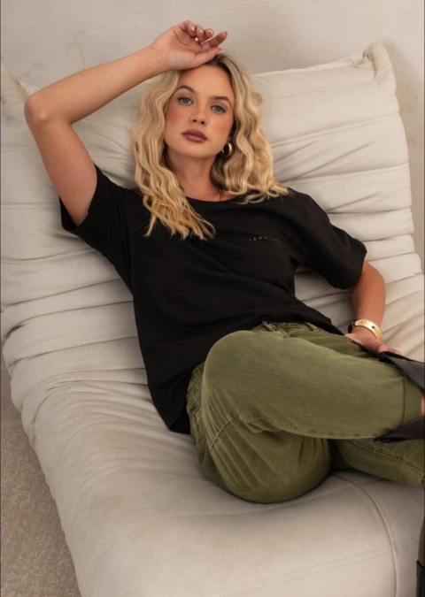 T-shirt basic LEMONADA Czarny T-shirt basic LEMONADA Czarny