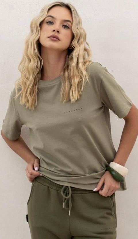 T-shirt basic LEMONADA Oliwka T-shirt basic LEMONADA Oliwka