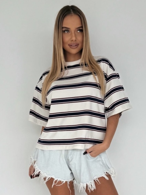 T-shirt w paski Tekla Lenoshka Hilfiger T-shirt w paski Tekla Lenoshka Hilfiger