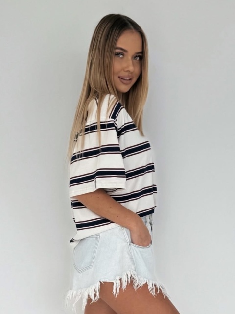T-shirt w paski Tekla Lenoshka Hilfiger T-shirt w paski Tekla Lenoshka Hilfiger