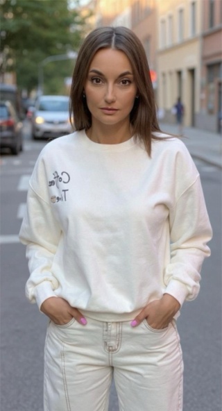 Bluza Coffe Time Biała